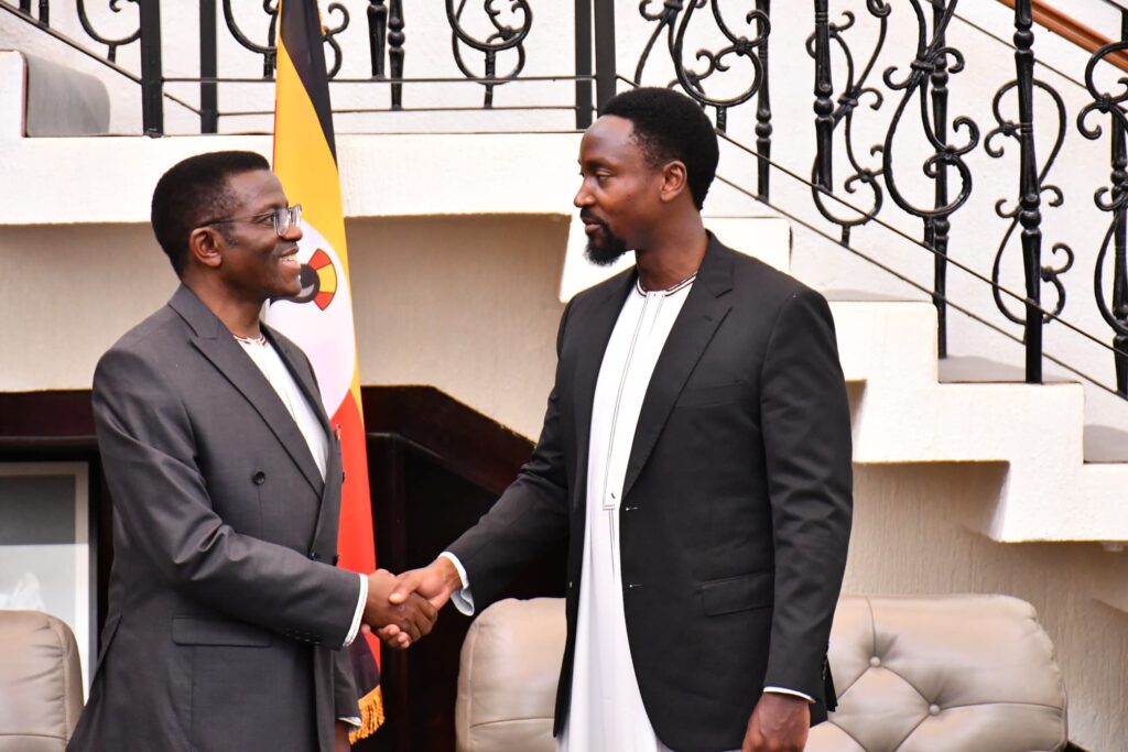 Buganda Prime Minister Mayiga pays courtesy visit to Kyabazinga